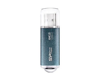 PenDrive SILICON POWER M01 SP064GBUF3M01V1B 3.0 Aluminium/LED